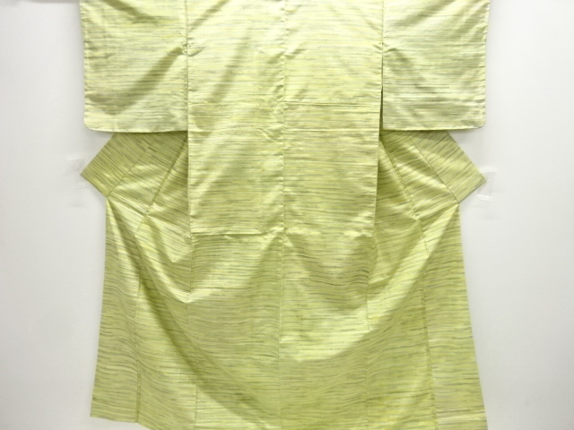 JAPANESE KIMONO / ANTIQUE KIMONO / SILK / TSUMUGI / STRIPE